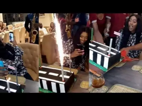 Video: Ruggedman Surprised Tiwa Savage To A Birthday Dinner